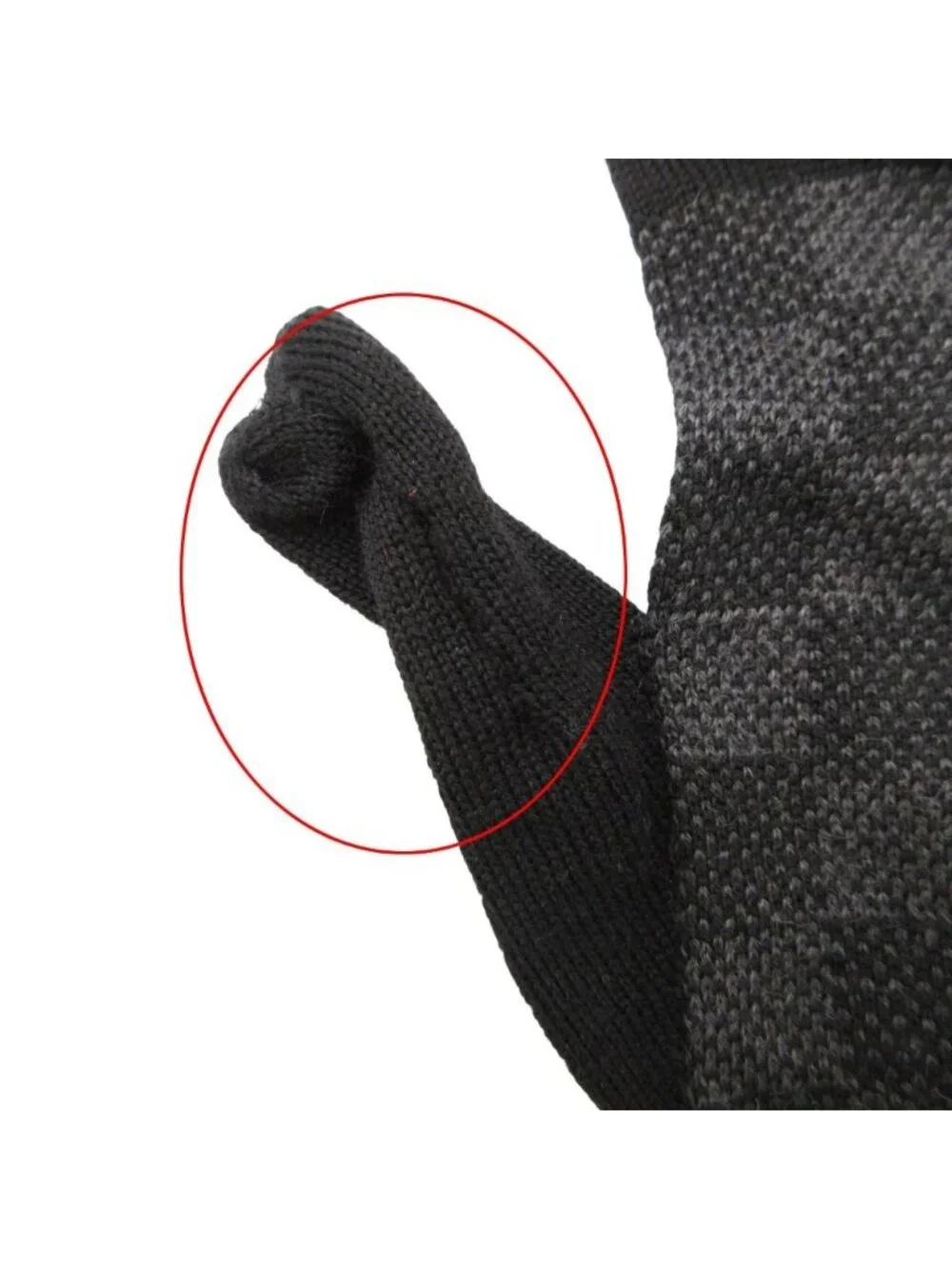 Louis Vuitton Gloves Petit Damier Graphite Logo Black